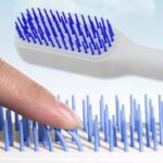 Self-Cleaning Hairbrush – Anti-Static, Detangling, Rotating Massage Comb, Hair - Neckline Detail by Nari Haat, Indi...