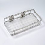 25 cm Metal Space Saving Rack – Multi-Purpose Kitchen Storage Organizer Shelf - Closeup Embroidery by Nari Haat, In...