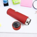 Printed Smart Vacuum Insulated Water Bottle with LED Temperature Display (1 Pc / 500 ML Approx / Multicolor) - Closeu...