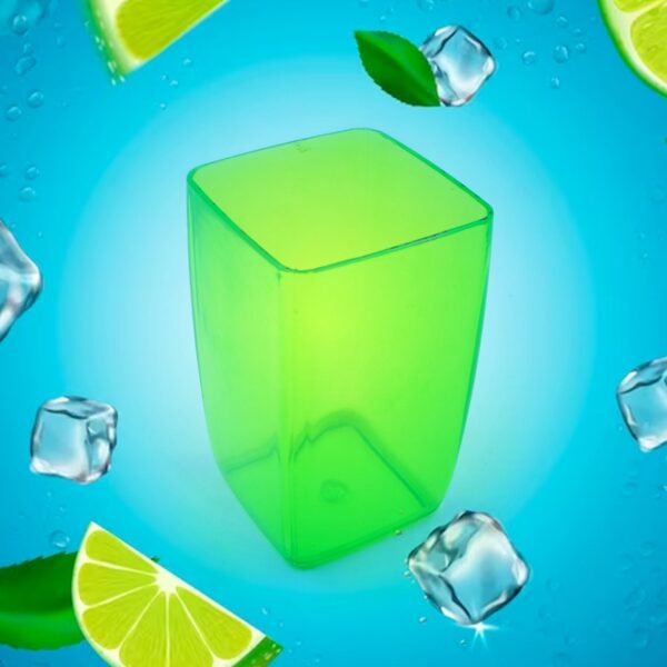 Multi-Purpose Unbreakable Plastic Mini Juice / Water Glass (1 Pc) - Front View by Nari Haat, Indian ethnic wear, wome...