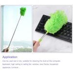 Adjustable Long Handle, Microfiber Duster for Cleaning, Microfiber Hand Duster Washable Microfiber Cleaning Tool Exte...