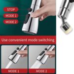 Kitchen Faucet 3-Function Pull Down Sink Sprayer (1 Pc) - Back View by Nari Haat, Indian ethnic wear, women clothing,...