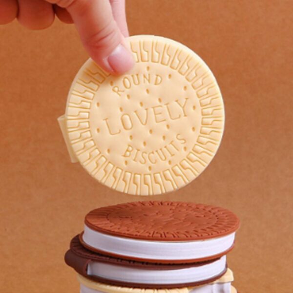 Round Chocolate Scented Notebook – Writing Practice & Early Learning Book (80 Pages) - Front View by Nari Haat, Ind...