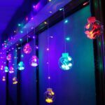 12  Wish Balls Window Curtain String Lights with 8 Flashing Modes Decoration for Home Decoration, Diwali & Wedding LE...