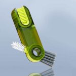 3-in-1 Multifunctional Bottle & Cup Cleaning Brush – Lid & Cover Scrubber (1 Pc) - Closeup Embroidery by Nari Haat,...