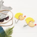 Multipurpose Self-Adhesive Hooks (Heavy Duty): Bathroom, Kitchen, Office - Back View by Nari Haat, Indian ethnic wear...