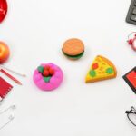 3D Food-Shaped Colorful Eraser Set – Cute Novelty Mini Erasers for Kids (5 Pc Set) - Fabric Detail by Nari Haat, In...