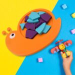 Mini Snail Puzzle – STEM Educational Toy, Puzzle Games for Ages 3-6 (Mix Color) - Sleeve Design by Nari Haat, India...