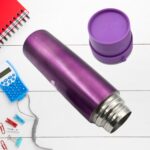 Stainless Steel Water Bottle – Leak Proof Gym Bottle (500 ML) - Sleeve Design by Nari Haat, Indian ethnic wear, wom...