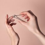 Cute Nail Clipper with Nail Catcher, Nail File - Stainless Steel (1 Pc) - Back View by Nari Haat, Indian ethnic wear,...