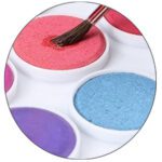 Painting Water Color Kit - 12 Shades and Paint Brush (13 Pcs) - Fabric Detail by Nari Haat, Indian ethnic wear, women...