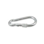 Snap Hook with Screw Stainless Steel Heavy Duty Carabiner Clip (10×100 MM / 1 Pc) - Sleeve Design by Nari Haat, Indi...