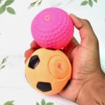 Sports Squeeze Ball Toy Set of 3 Soft Balls for Kids/Toy for Kids - Closeup Embroidery by Nari Haat, Indian ethnic we...