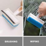2-in-1 Glass Wiper & Brush – Double-Sided Cleaner for Mirrors, Tiles & Windows - Full Detail by Nari Haat, Indian e...