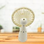 Mini Handheld Fan Portable Rechargeable Easy to Carry for Home Office  1 Pc - Closeup Embroidery by Nari Haat, Indian...