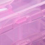 Versatile 18-Grid 3-Layer Transparent Plastic Organizer Box - Back View by Nari Haat, Indian ethnic wear, women cloth...