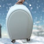 17849 Suitcase For Kids, Girls Green Small Cabin Hard Cover Holiday Carry On Trolley with Extendable Handle, Childre...