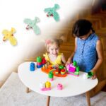 Small DIY Rio Birds Toy for Kids Age 3–6 (1 Pc / Mix Color & Design) - Back View by Nari Haat, Indian ethnic wear, ...