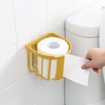 Toilet Paper Holder Bathroom, Tissue Roll Wall Mounted Plastic Bathroom Toilet Paper Roll Holder, Tissue Holder with ...