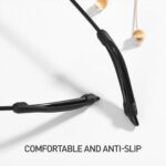 Eyeglass Anti Slip Ear Grip Soft Silicone Glasses Ear (1 Pair / Color May be Vary) - Fabric Detail by Nari Haat, Indi...