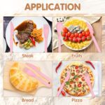 4 in 1 Travel Utensils Plastic Spoons and Forks Sets for Lunch Box (3 Pc With Case) - Closeup Embroidery by Nari Haat...