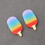 Jelly Popsicle Erasers – Cute & Fancy Mini Erasers for Kids (2 Pc Set, Mix Design) - Closeup Embroidery by Nari Haa...