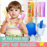 DIY Manual Popsicle Maker – Reusable Ice Cream Mold (Approx 20 Pcs Packing Bag) - Fabric Detail by Nari Haat, India...