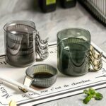 Plastics Dip Bowls, Dipping Sauce Bowls with Handle (4 Pcs Set / With Case) - Sleeve Design by Nari Haat, Indian ethn...