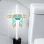 Multifunctional Holder With 4 Screw Wall Mounted Broom Organizer Cleaning Tools Holder Hanger, Hanging Hook for Bathr...