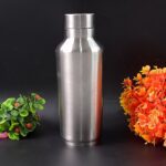 Stainless Steel Water Bottle (1000ML / 1 Pc / Steel) - Neckline Detail by Nari Haat, Indian ethnic wear, women clothi...