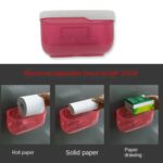 2-in-1 Bathroom Tissue Dispenser & Phone Holder (Self-Adhesive, Waterproof) - Sleeve Design by Nari Haat, Indian ethn...