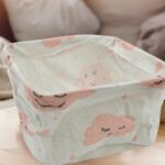 Small Foldable Storage Boxes Cubes Container Organizer Baskets Fabric Drawers Bedroom, Closet, Toys, Thick Cloth Shim...