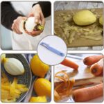 3 in 1 Kitchen Set: Grater Base, Slicing Attachment, and Peeler (3 Pcs Set) - Back View by Nari Haat, Indian ethnic w...