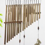 Mix Design Wind Chimes Outdoor Hanging Dragonfly Wind Chime for Outside (1 Pc) - Back View by Nari Haat, Indian ethni...