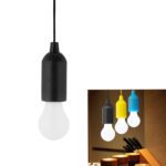 LED Pull Cord Light – Hanging Black LED Bulb (1 Pc) - Sleeve Design by Nari Haat, Indian ethnic wear, women clothin...