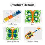 Butterfly Guitar Toy with Light and Music Toy (1 Pc / Battery not included) - Neckline Detail by Nari Haat, Indian et...