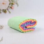 Pack of 5 Microfiber Cleaning Pochha Super Absorbent Microfiber Cleaning Cloth - Back View by Nari Haat, Indian ethni...
