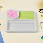 Cute Lovely Cartoon With Base LED Desk Light (1 Pc) - Neckline Detail by Nari Haat, Indian ethnic wear, women clothin...