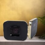 Plastic Foldable Desk Clock (1 Pc / With Box) - Back View by Nari Haat, Indian ethnic wear, women clothing, designer ...