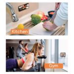 Multi Purpose Square Gel Pads for Holding Mobile & Spiral Cable Protector (1 Pc) - Back View by Nari Haat, Indian eth...