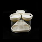 Multipurpose Plastic Transparent Storage Containers Masala Box Dabba Spice, Plastic Masala Spices Container Set Capac...