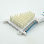 Multipurpose Peeler Brush – Stainless Steel Peeler with Cleaning Brush (1 Pc) - Closeup Embroidery by Nari Haat, In...