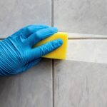 Scrub Sponge 2 in 1 PAD for Kitchen, Sink, Bathroom Cleaning Scrubber (3 Pc) - Fabric Detail by Nari Haat, Indian eth...