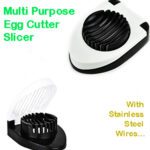 Oval Shape Plastic Multi Purpose Egg Cutter / Slicer with Stainless Steel Wires - Neckline Detail by Nari Haat, India...