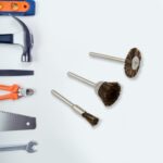 Brass Wire Wheels, 3 Pcs Brass Wire Wheels, Rust Removal Tool - Closeup Embroidery by Nari Haat, Indian ethnic wear, ...