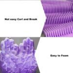 Dishwashing Gloves with Scrubber| Silicone Scrub Gloves (1 Pair , 196Gm) - Closeup Embroidery by Nari Haat, Indian et...