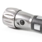 Aluminium Led/Xenon rubber grip Handtourch (3*1.5V AAA batteries / Not Included) - Sleeve Design by Nari Haat, Indian...