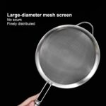 Mesh Sieve Quality Stainless Steel Fine Mesh Strainer with Sturdy Handle and Hook - Sleeve Design by Nari Haat, India...