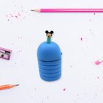 Silicone Telescopic Pencil Case – Large Capacity Zipper Case for School & Office - Sleeve Design by Nari Haat, Indi...