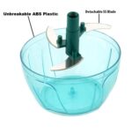 Handy Mini Plastic Vegetable Chopper - Neckline Detail by Nari Haat, Indian ethnic wear, women clothing, designer suit